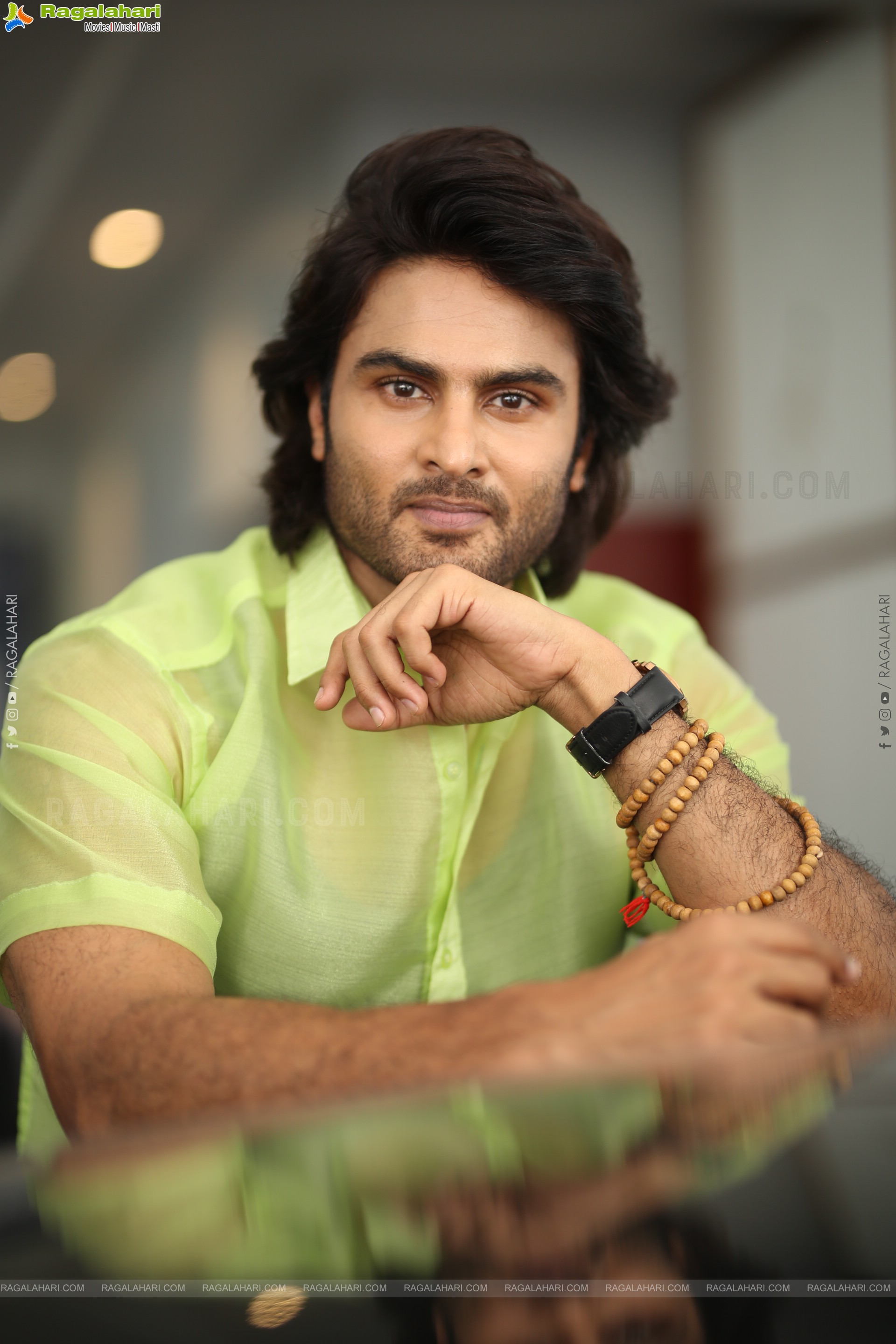 Sudheer Babu at Maa Nanna Superhero Interview, HD Gallery