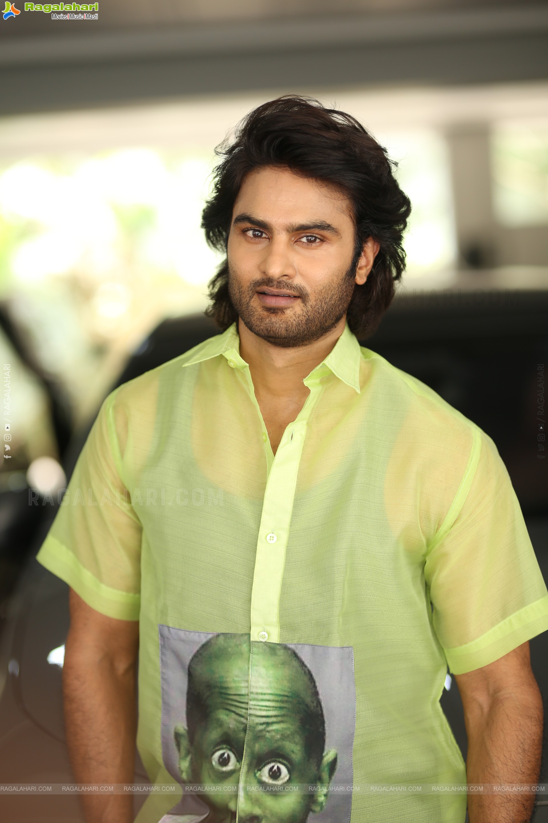 Sudheer Babu at Maa Nanna Superhero Interview, HD Gallery