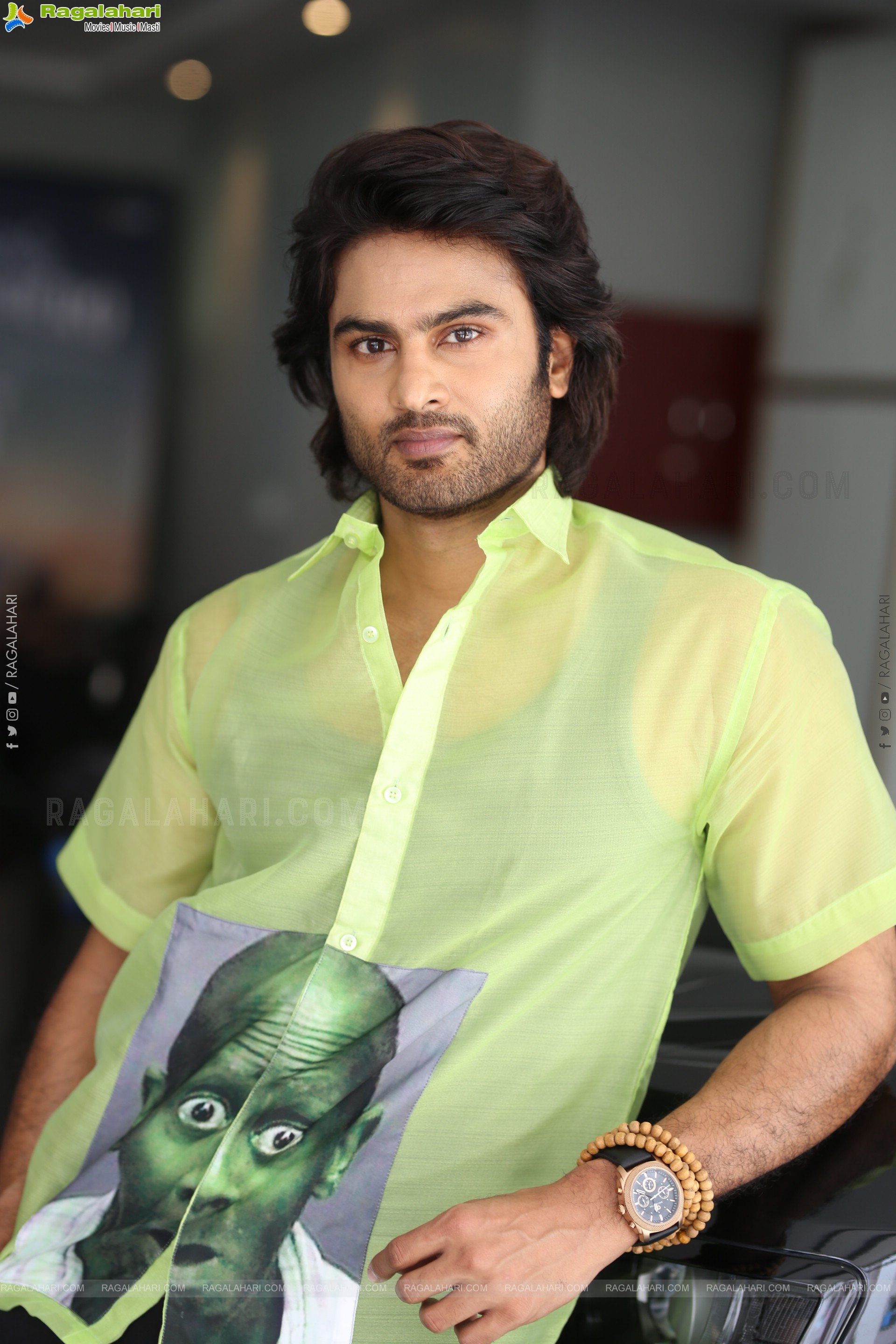 Sudheer Babu at Maa Nanna Superhero Interview, HD Gallery