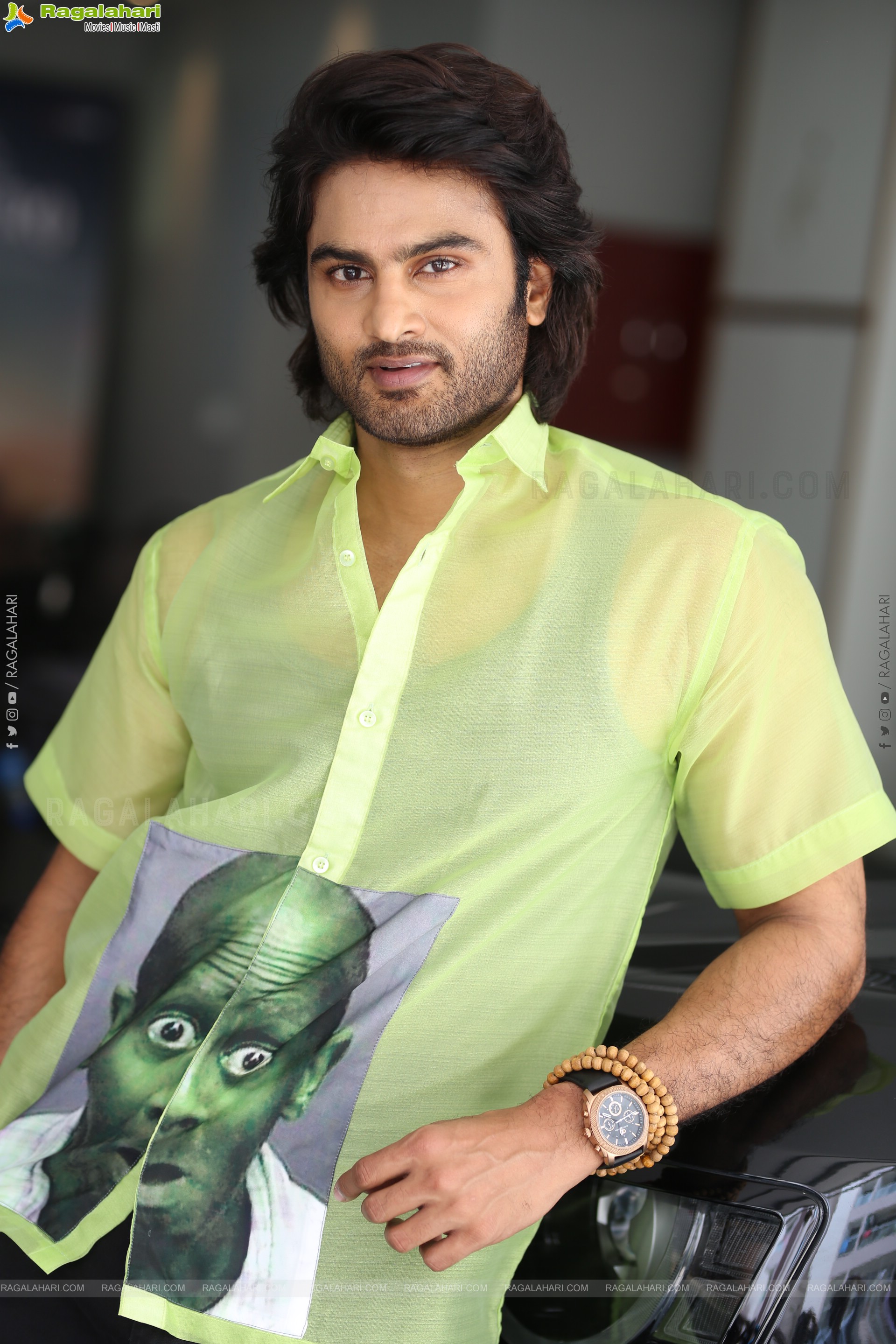 Sudheer Babu at Maa Nanna Superhero Interview, HD Gallery