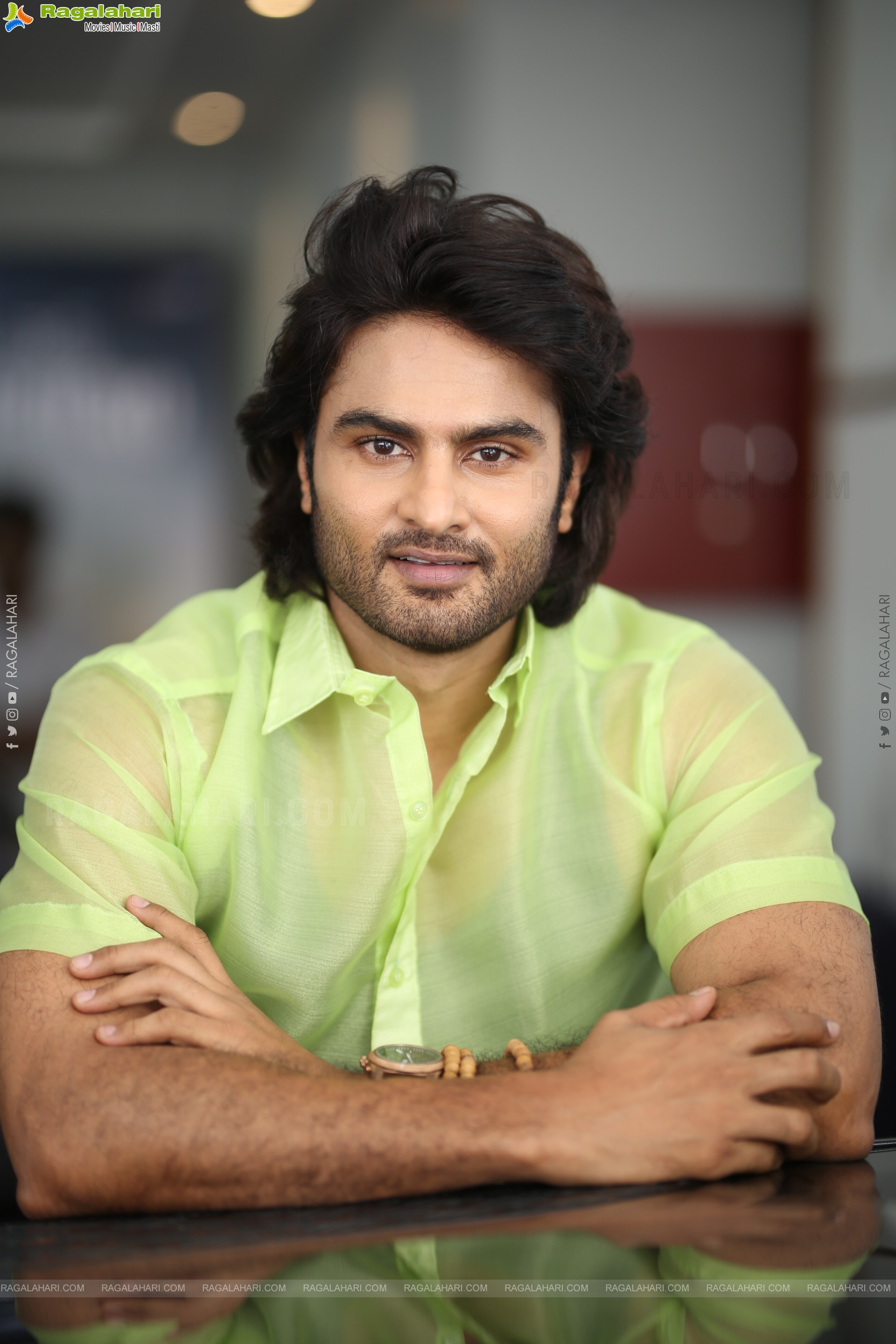 Sudheer Babu at Maa Nanna Superhero Interview, HD Gallery