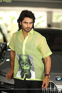 Sudheer Babu at Maa Nanna Superhero Interview, HD Gallery