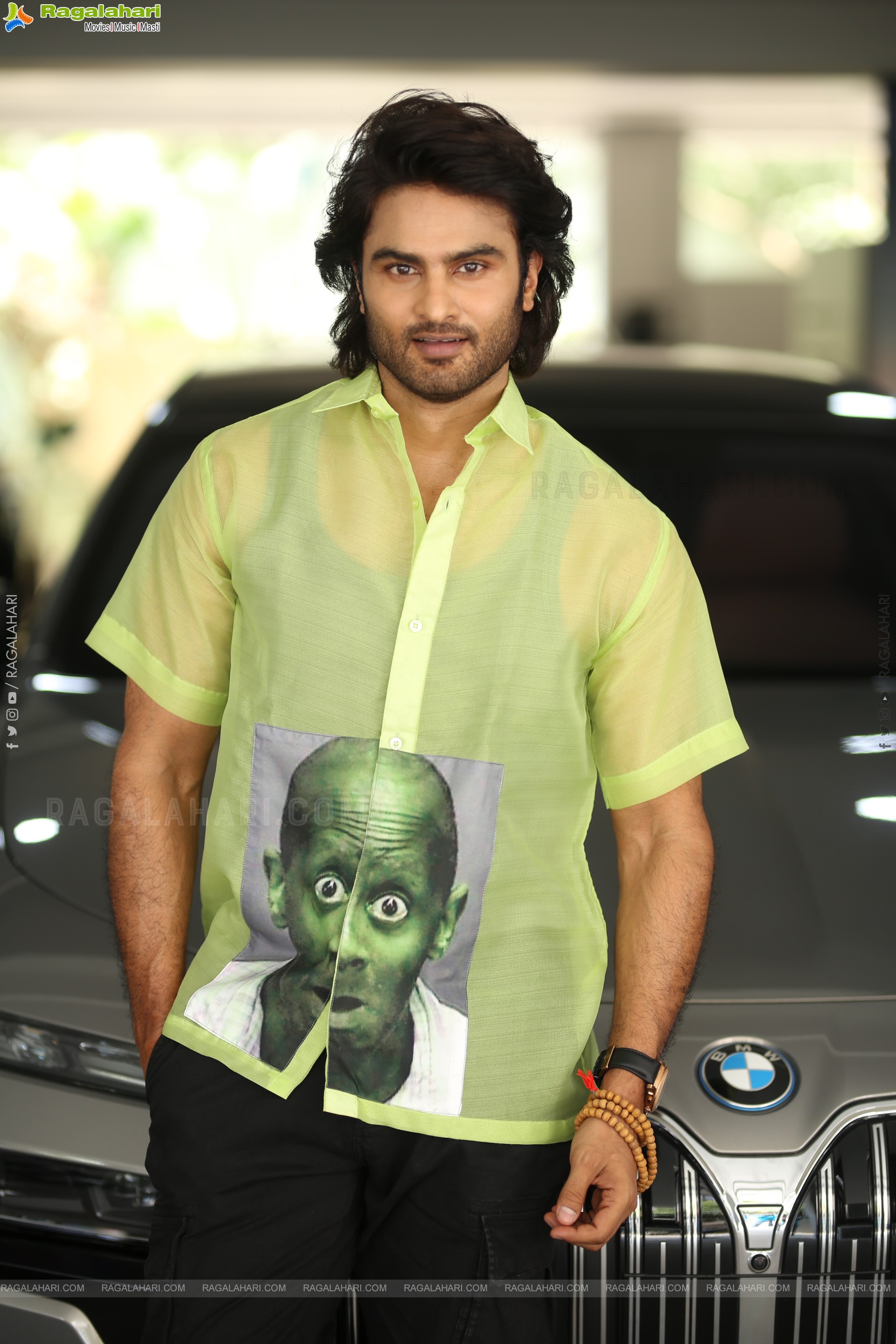 Sudheer Babu at Maa Nanna Superhero Interview, HD Gallery