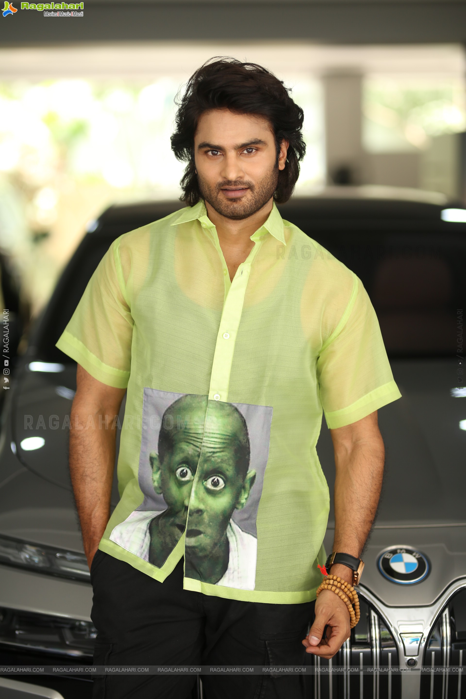 Sudheer Babu at Maa Nanna Superhero Interview, HD Gallery