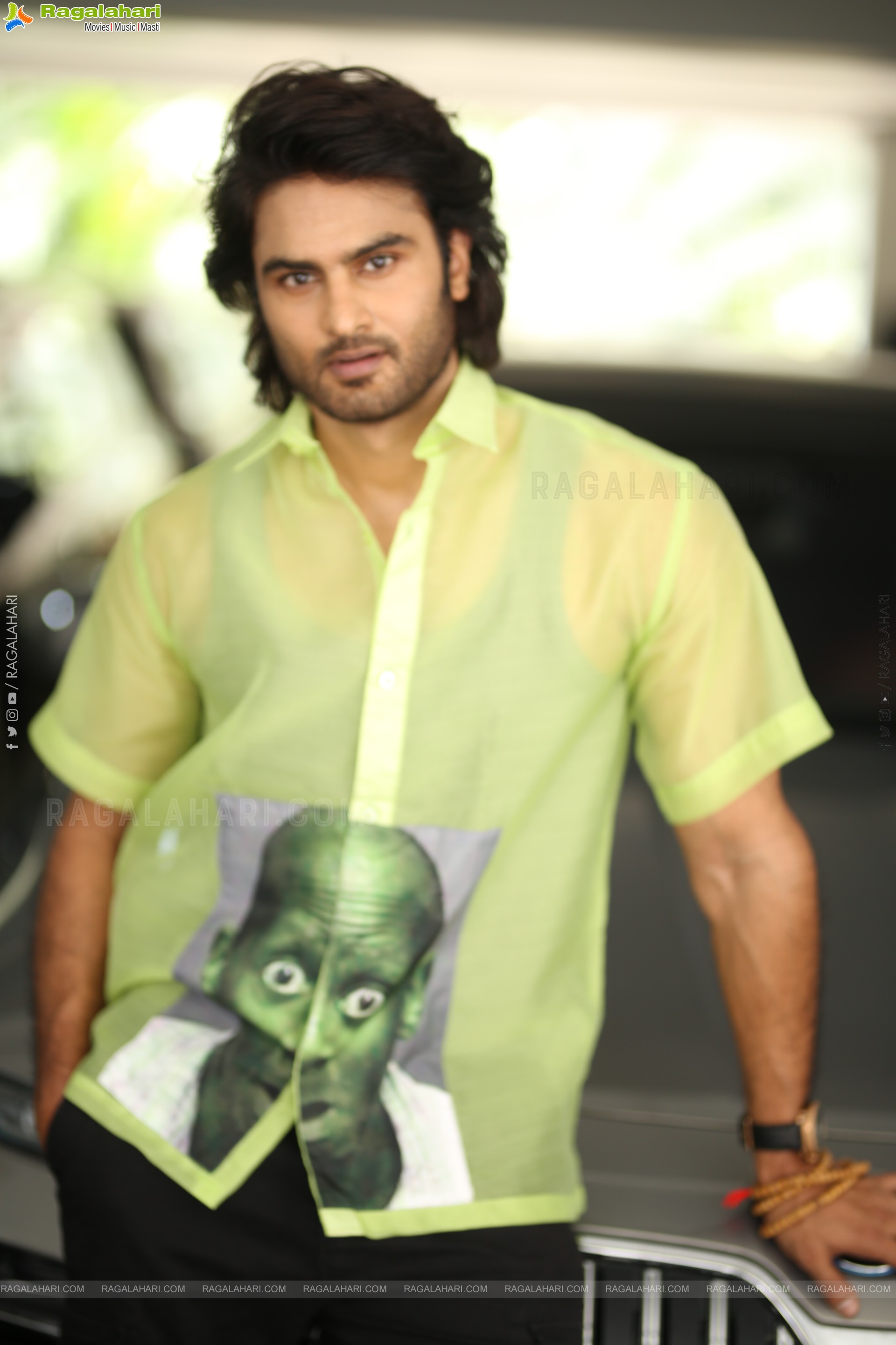 Sudheer Babu at Maa Nanna Superhero Interview, HD Gallery