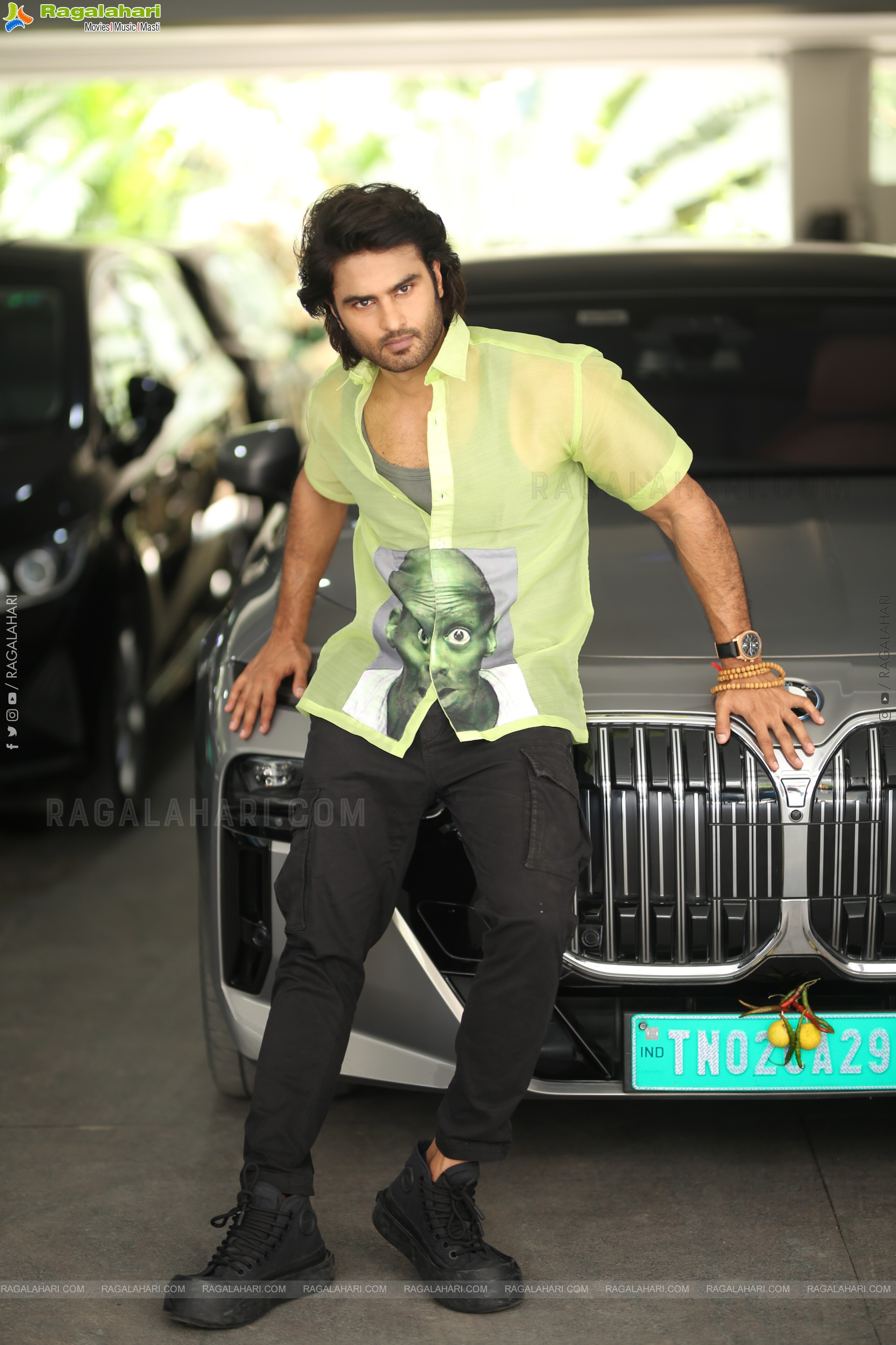 Sudheer Babu at Maa Nanna Superhero Interview, HD Gallery