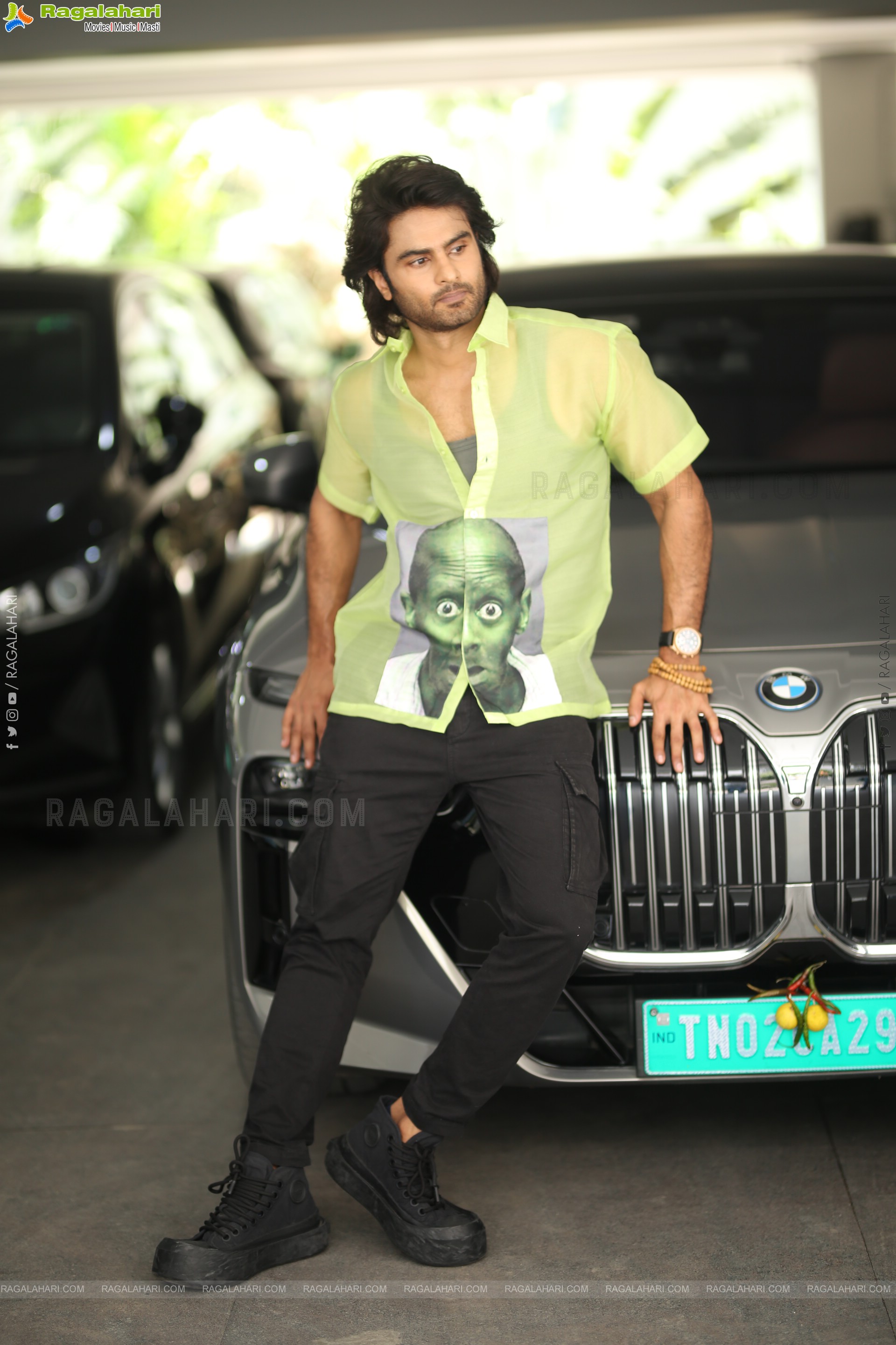 Sudheer Babu at Maa Nanna Superhero Interview, HD Gallery