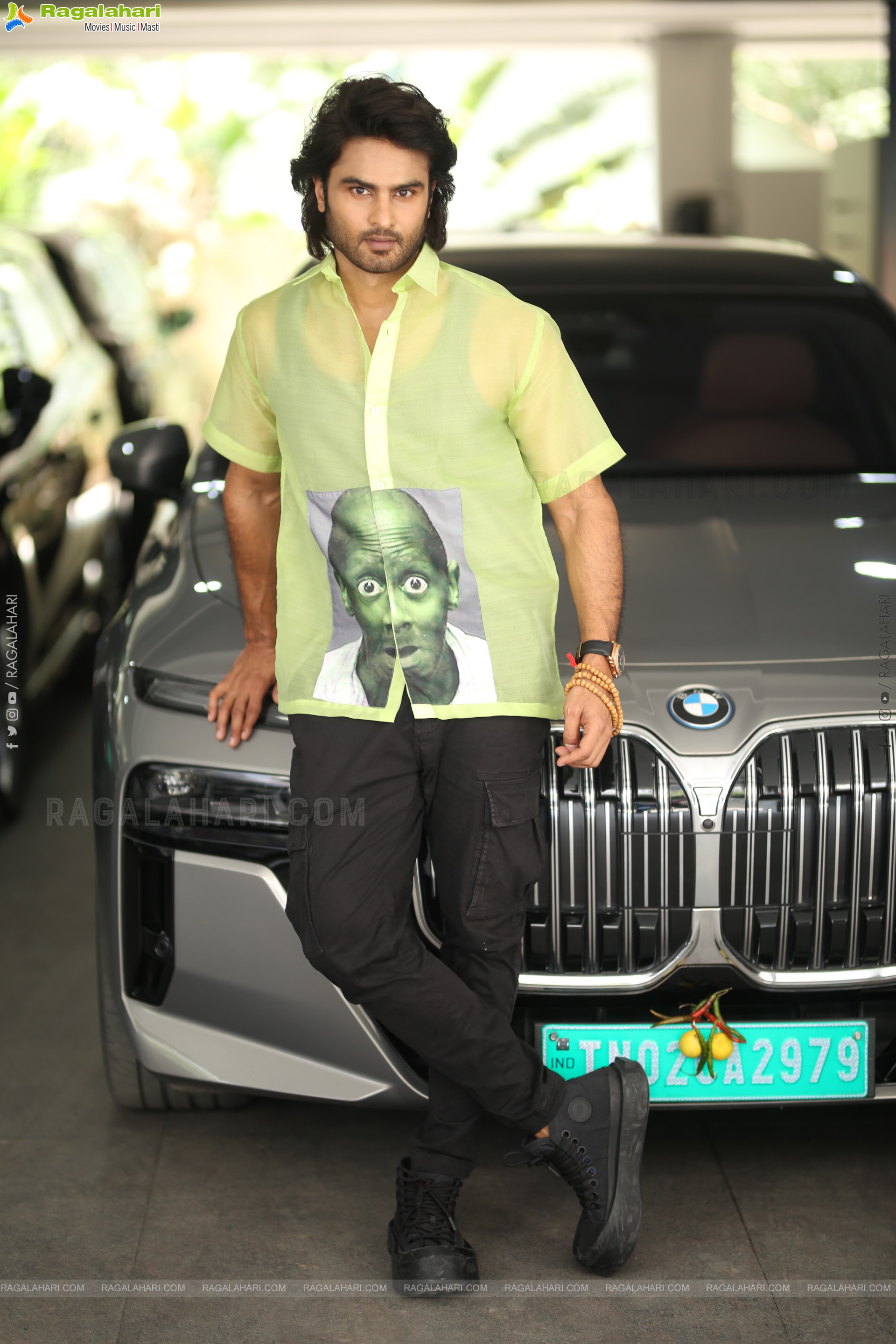 Sudheer Babu at Maa Nanna Superhero Interview, HD Gallery