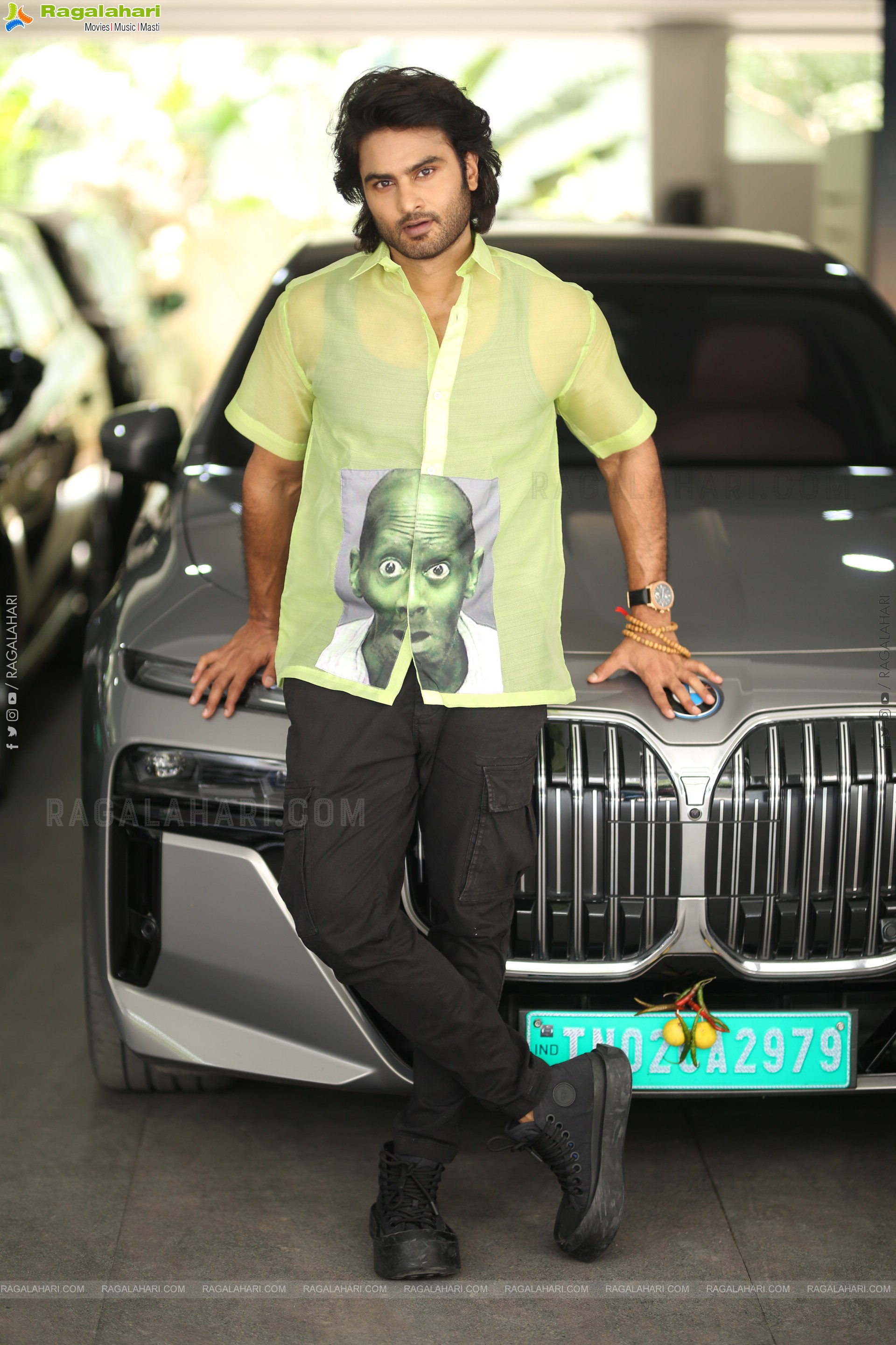 Sudheer Babu at Maa Nanna Superhero Interview, HD Gallery