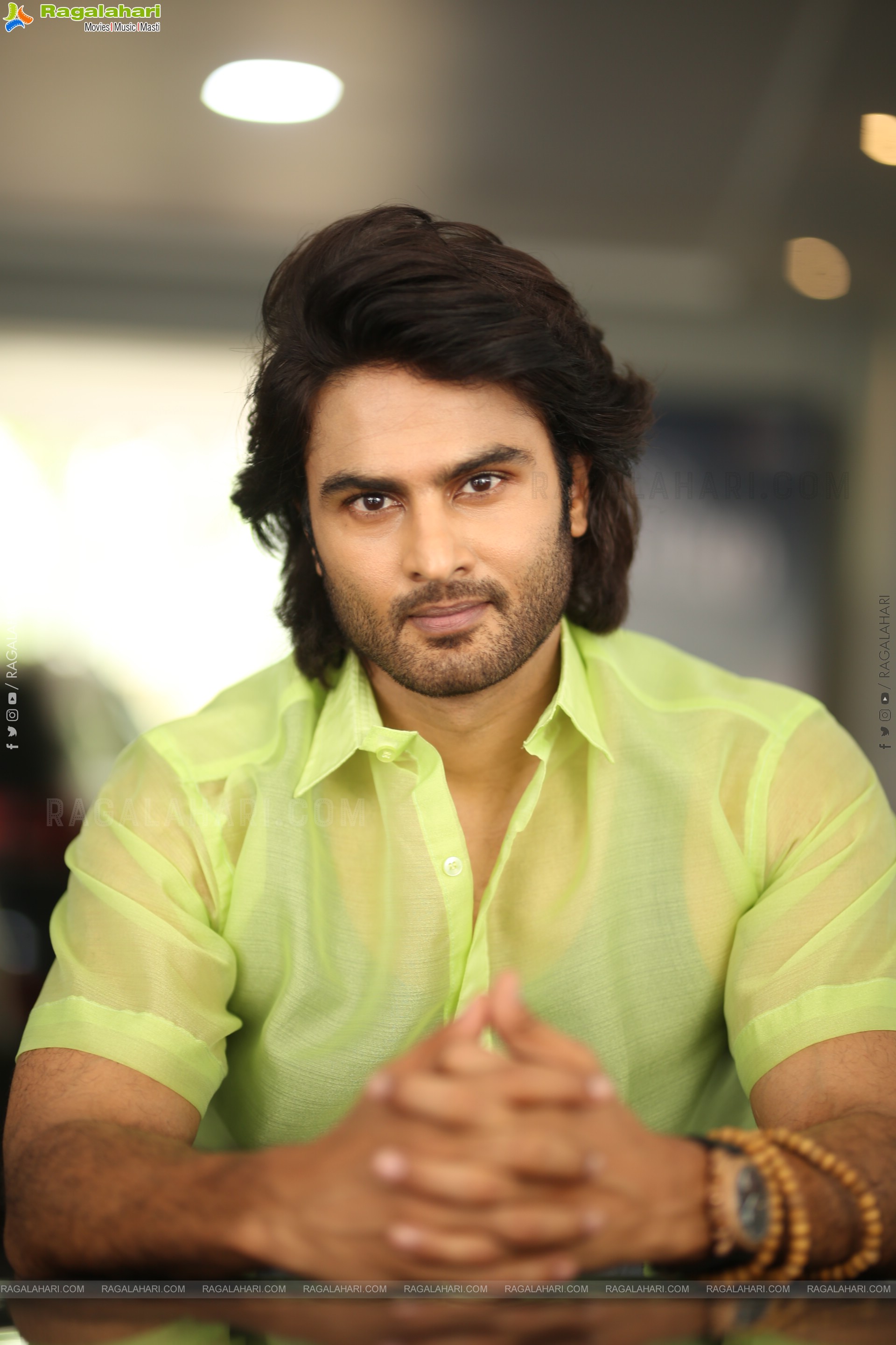 Sudheer Babu at Maa Nanna Superhero Interview, HD Gallery