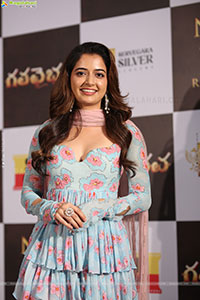 Ashika Ranganath at Gatha Vaibhava Movie Song Launch