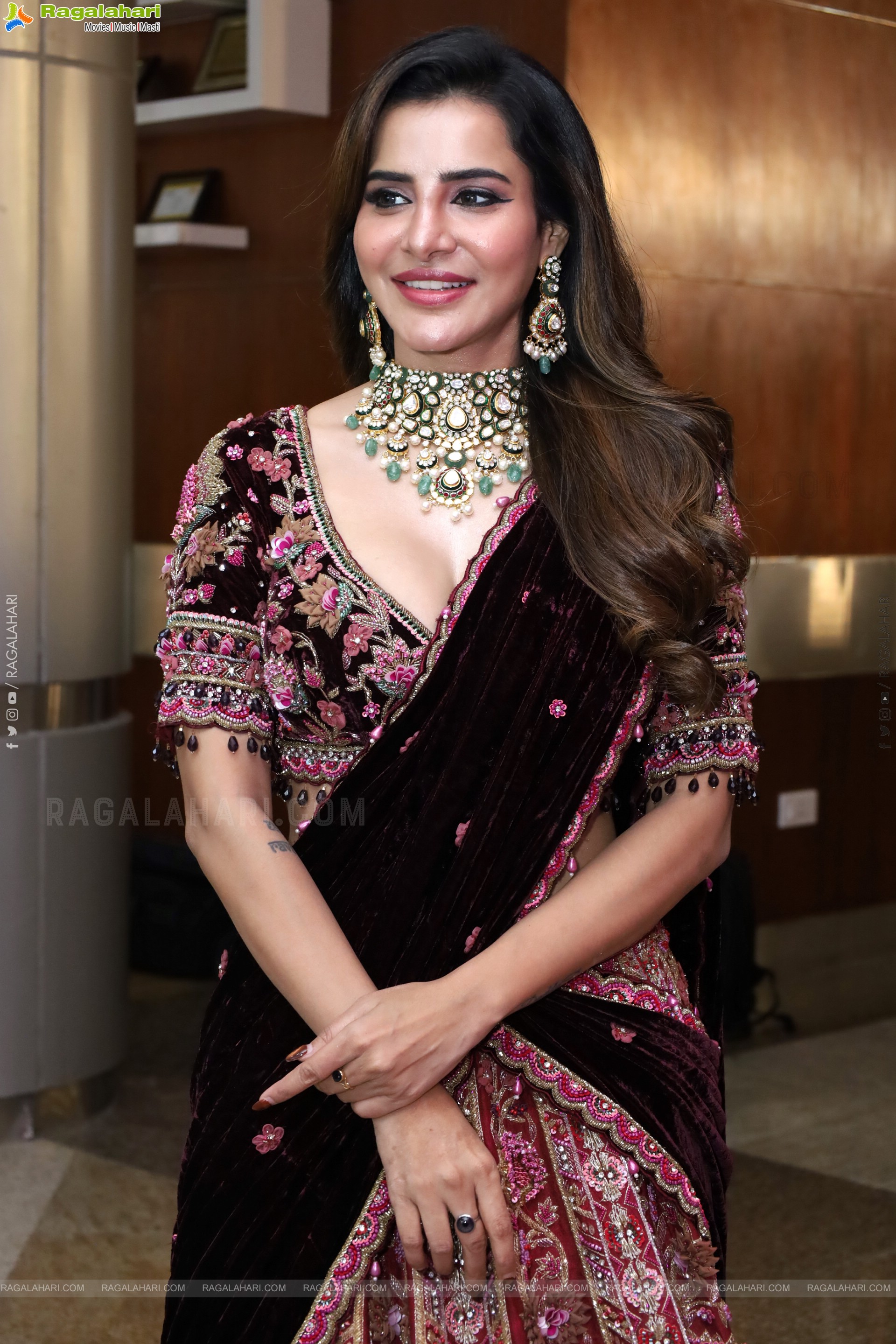 Ashu Reddy at Hi Life Brides Exhibition Launch, HD Gallery