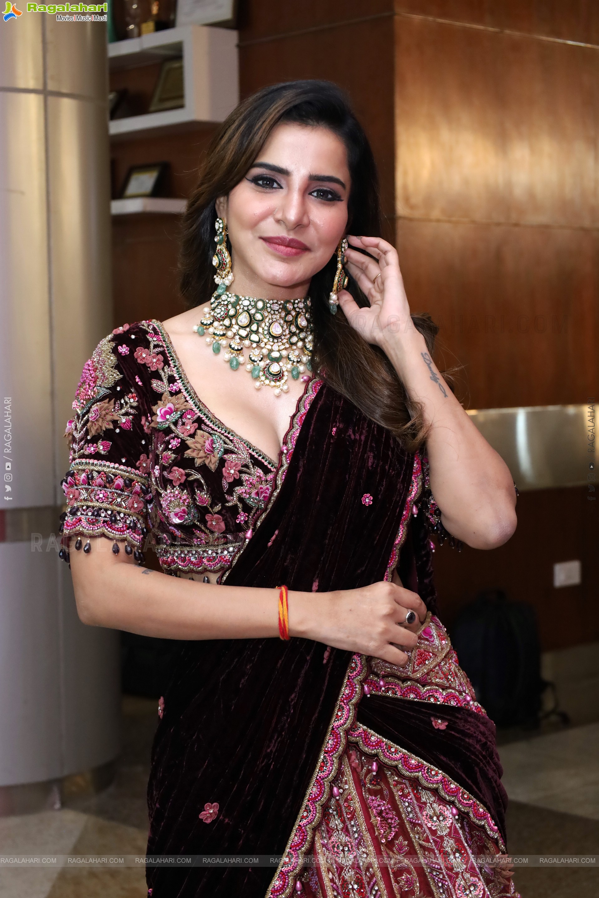 Ashu Reddy at Hi Life Brides Exhibition Launch, HD Gallery