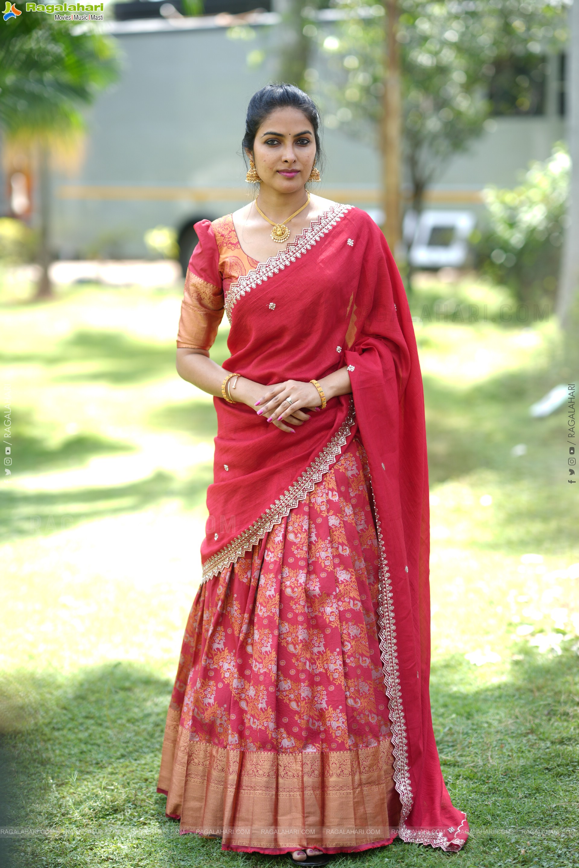 Divi Vadthya at Napoleon Returns Movie Title Glimpse Launch, HD Gallery