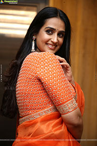 Laya stills in Traditional Saree, HD Gallery