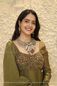 Malvi Malhotra stills in Green Designer Dress, HD Gallery