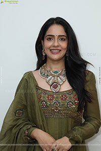 Malvi Malhotra stills in Green Designer Dress, HD Gallery