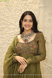Malvi Malhotra stills in Green Designer Dress, HD Gallery