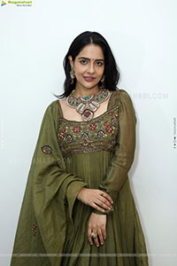 Malvi Malhotra stills in Green Designer Dress, HD Gallery