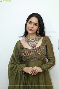 Malvi Malhotra stills in Green Designer Dress, HD Gallery