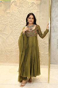 Malvi Malhotra stills in Green Designer Dress, HD Gallery