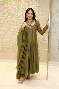Malvi Malhotra stills in Green Designer Dress, HD Gallery