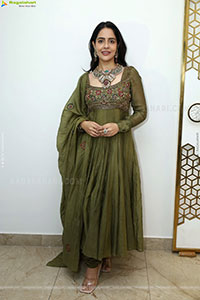 Malvi Malhotra stills in Green Designer Dress, HD Gallery