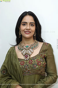 Malvi Malhotra stills in Green Designer Dress, HD Gallery