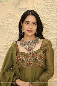 Malvi Malhotra stills in Green Designer Dress, HD Gallery