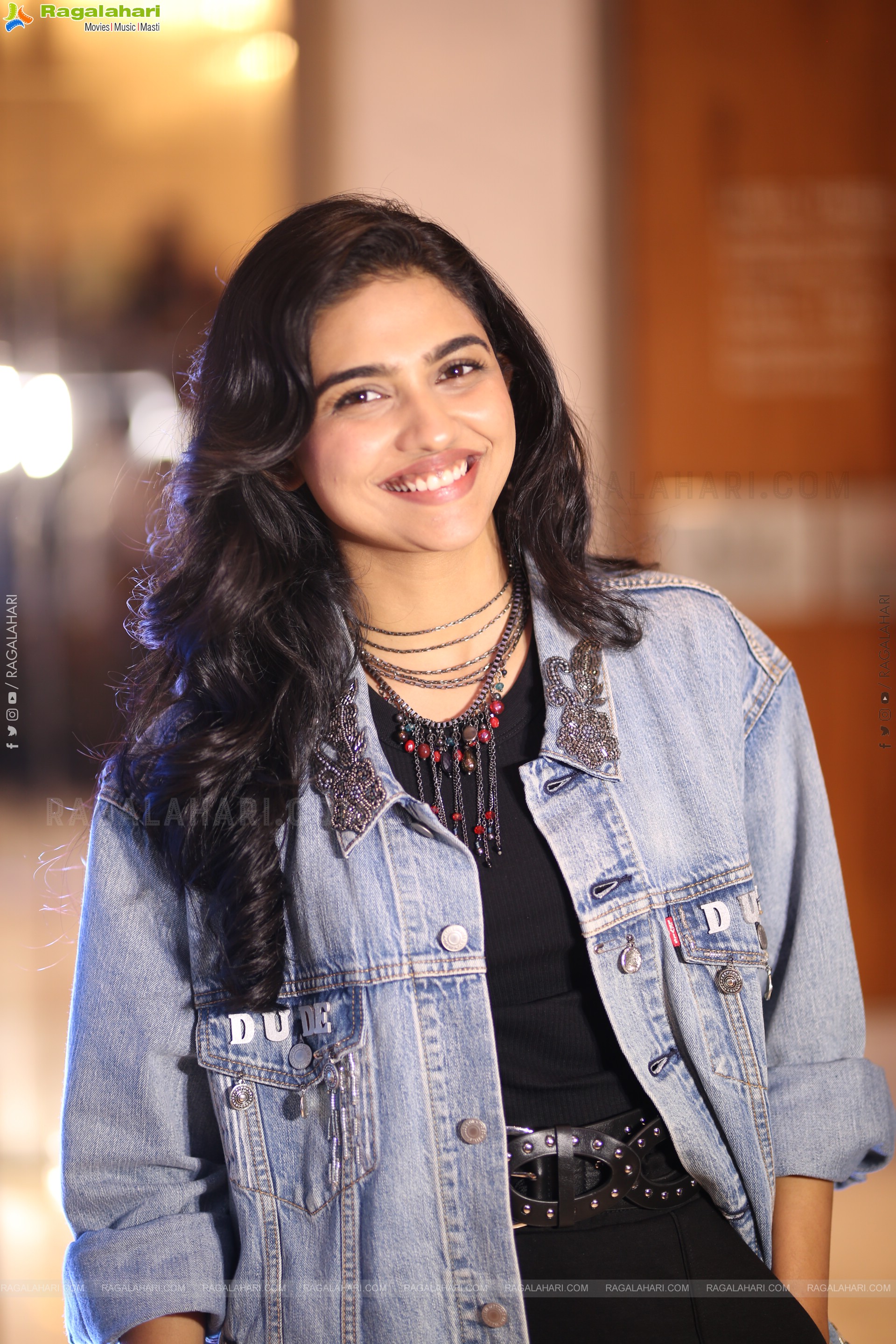 Mamitha Baiju at Dude Pre Release Event, HD Gallery