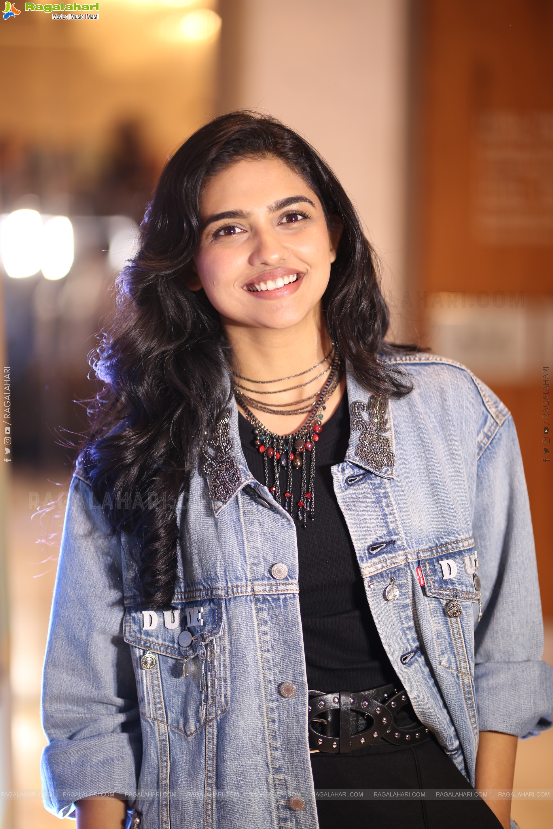 Mamitha Baiju at Dude Pre Release Event, HD Gallery