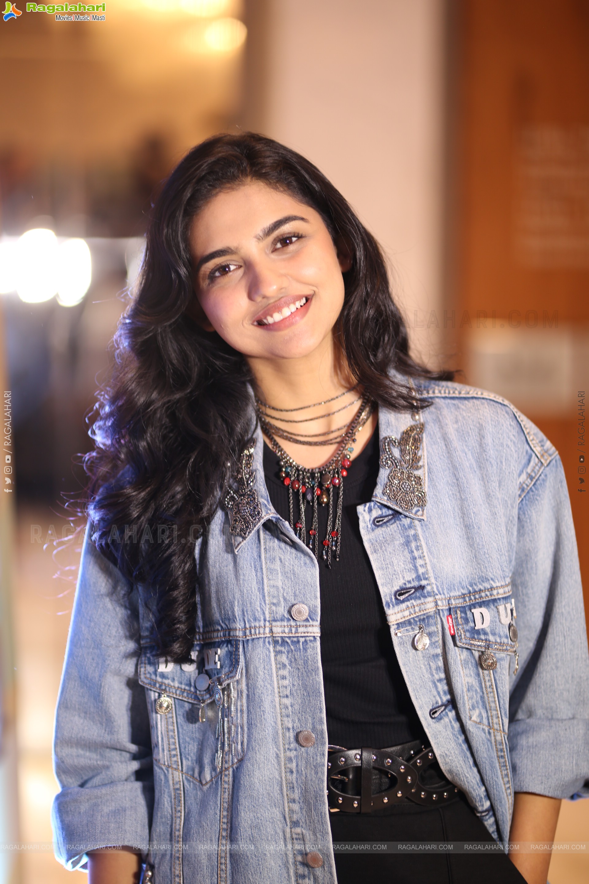Mamitha Baiju at Dude Pre Release Event, HD Gallery