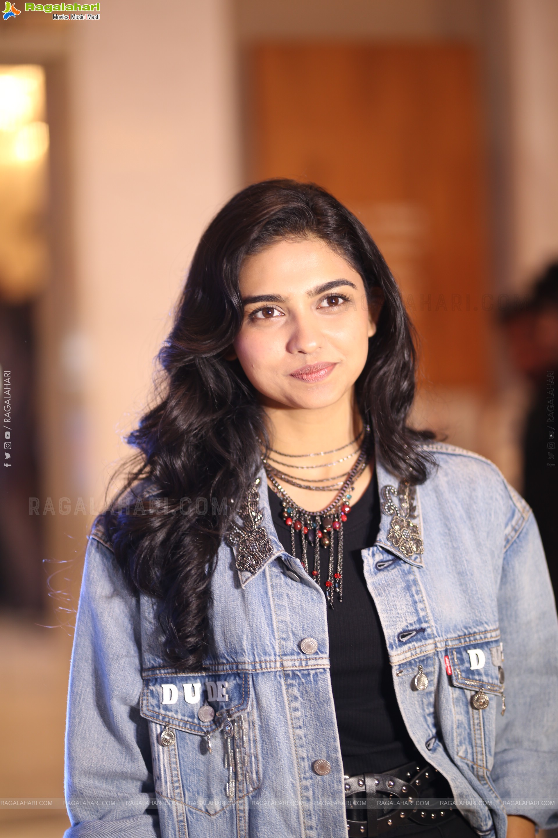 Mamitha Baiju at Dude Pre Release Event, HD Gallery