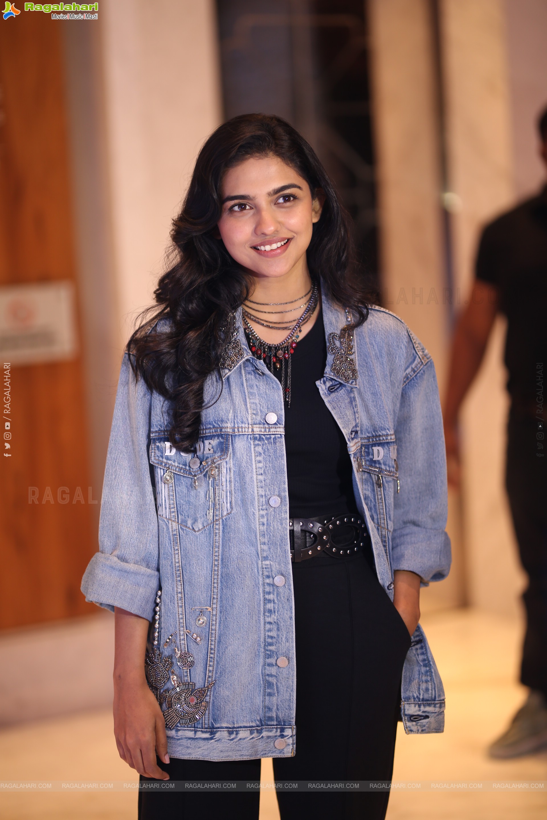 Mamitha Baiju at Dude Pre Release Event, HD Gallery