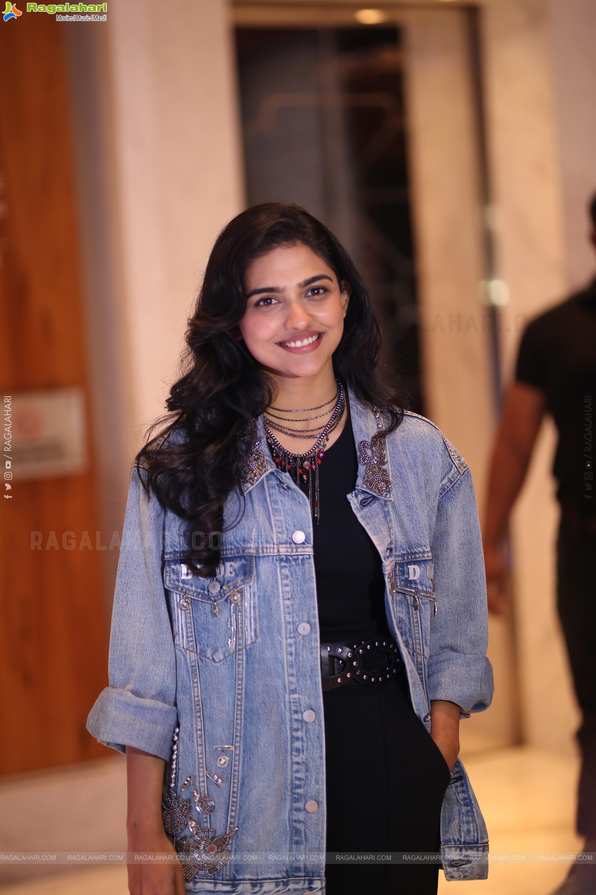 Mamitha Baiju at Dude Pre Release Event, HD Gallery