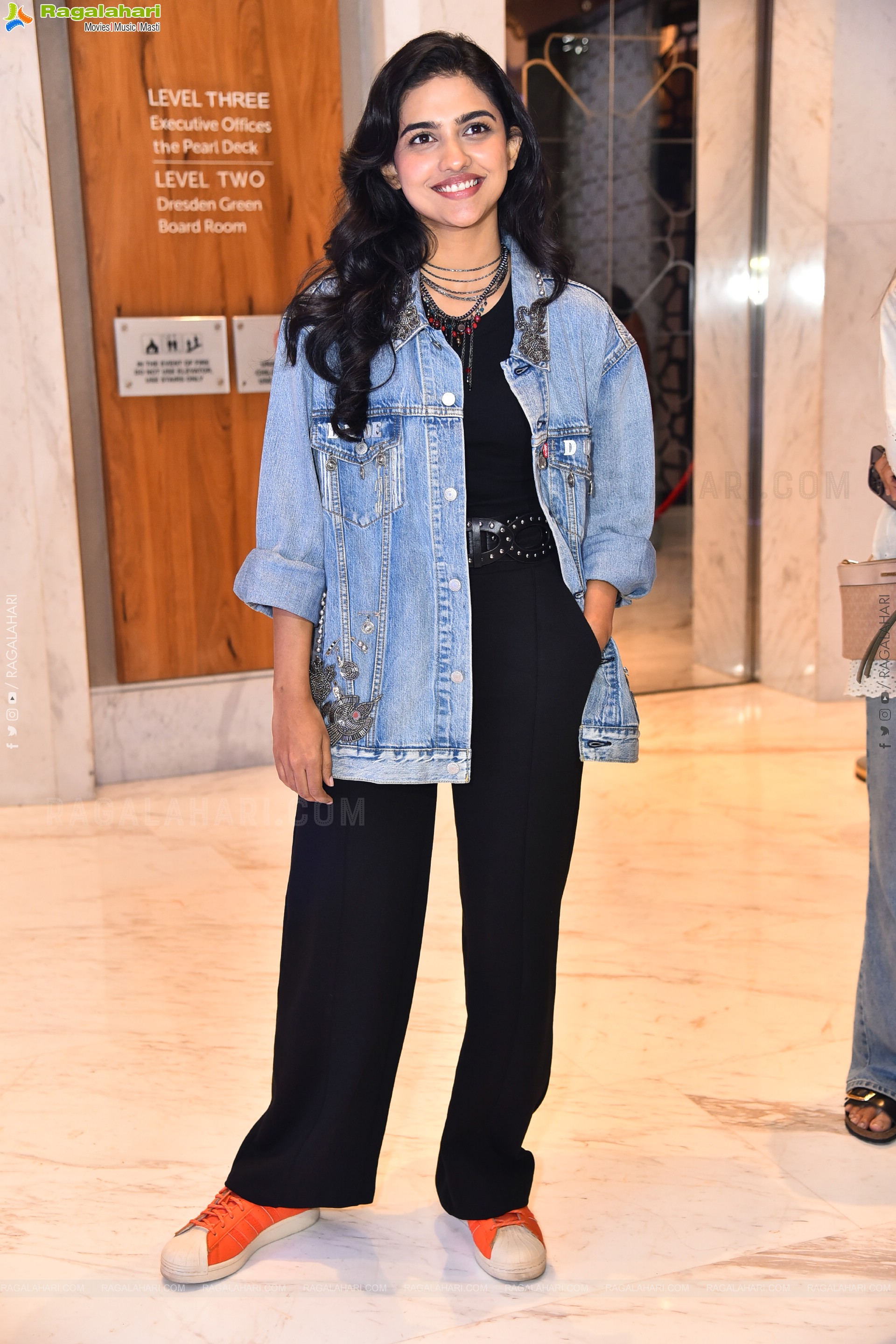 Mamitha Baiju at Dude Pre Release Event, HD Gallery