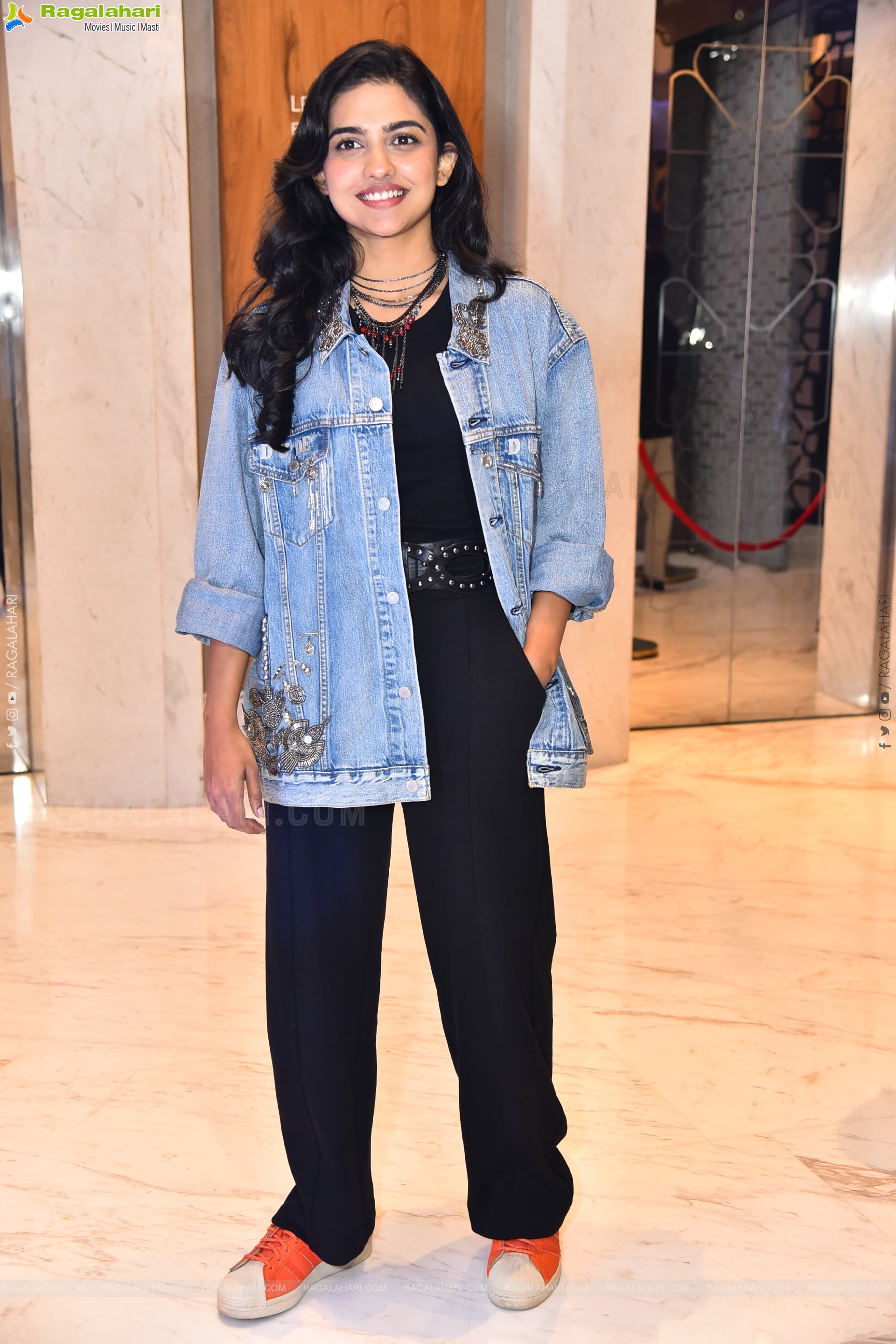 Mamitha Baiju at Dude Pre Release Event, HD Gallery