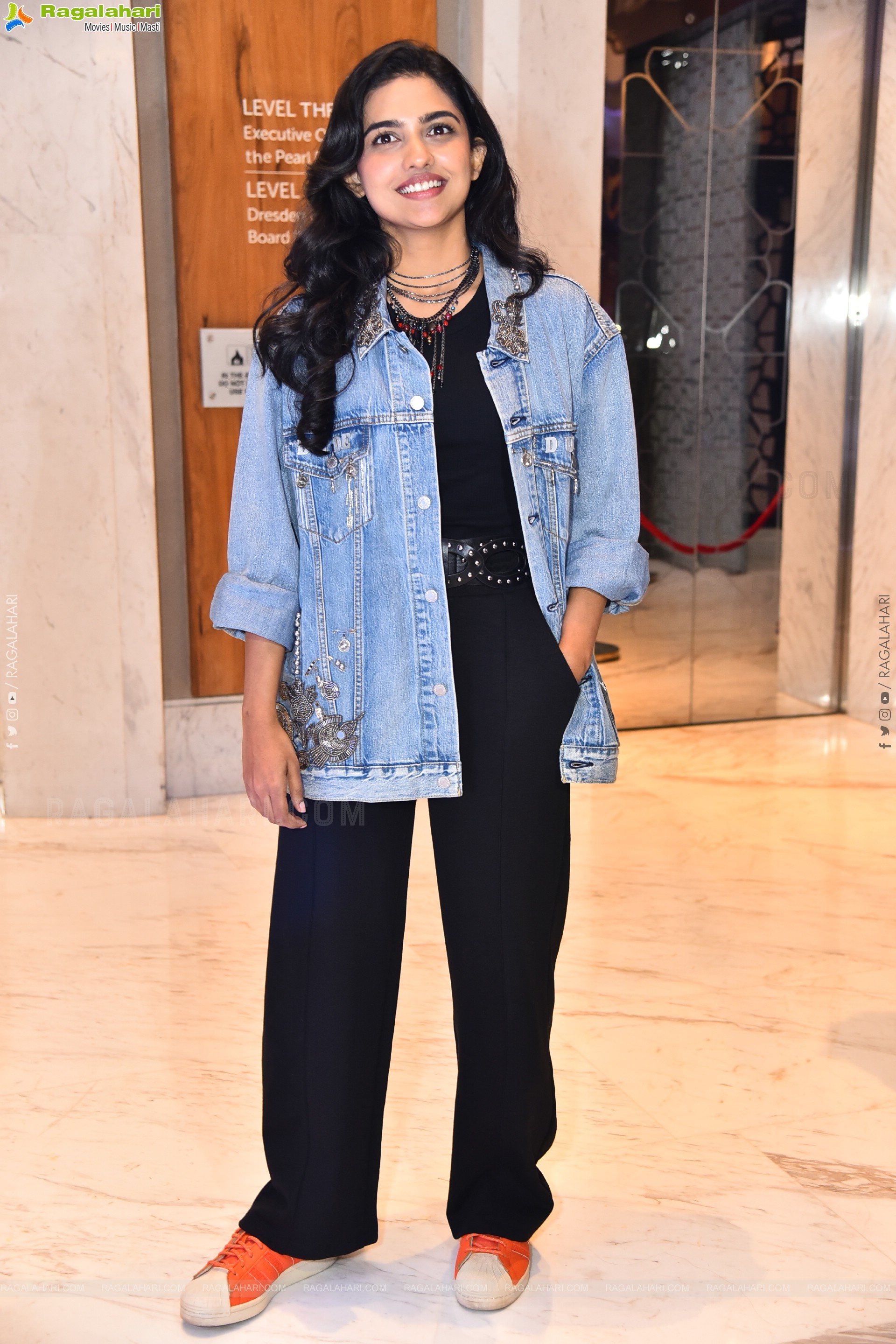 Mamitha Baiju at Dude Pre Release Event, HD Gallery