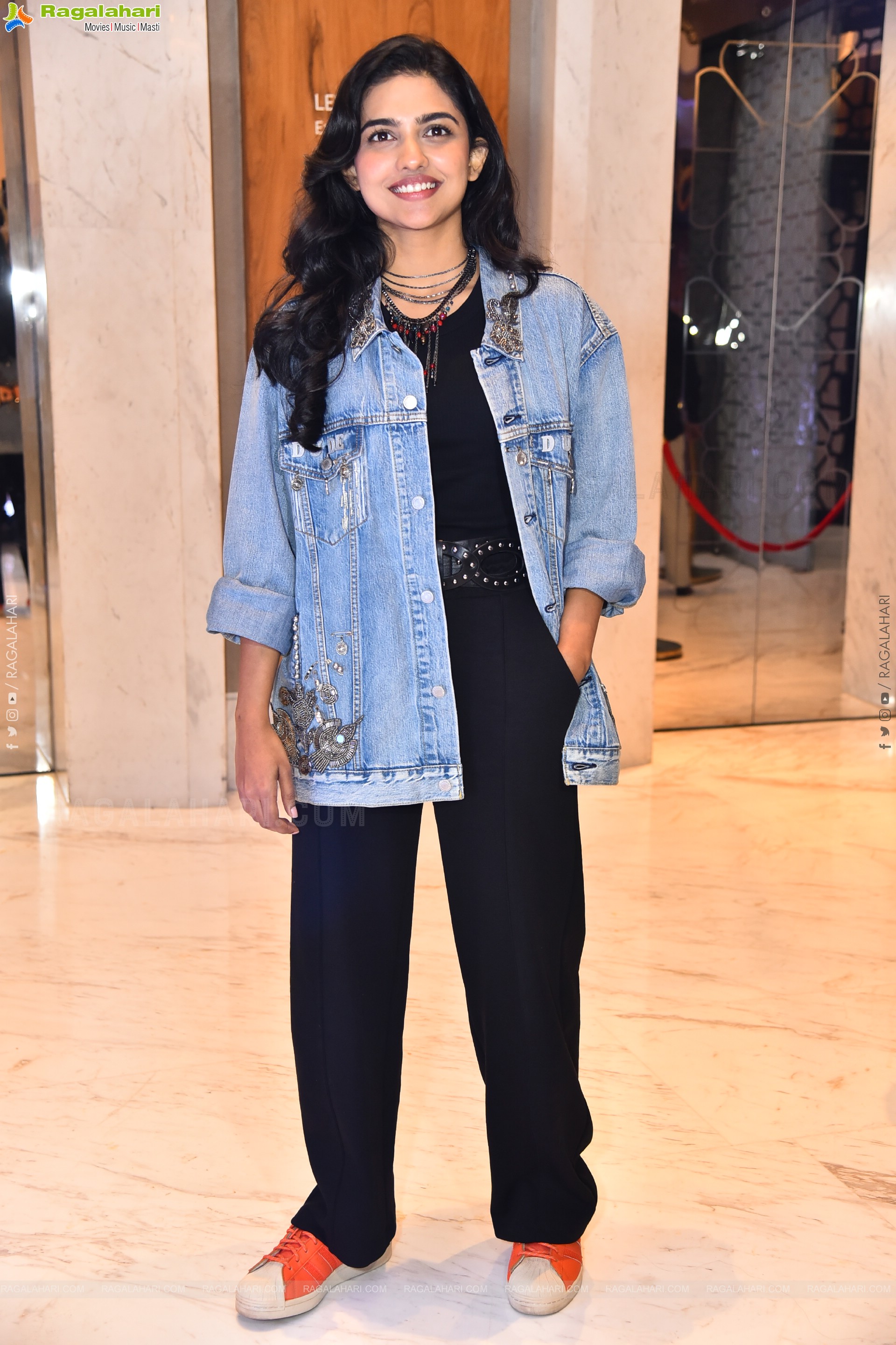 Mamitha Baiju at Dude Pre Release Event, HD Gallery