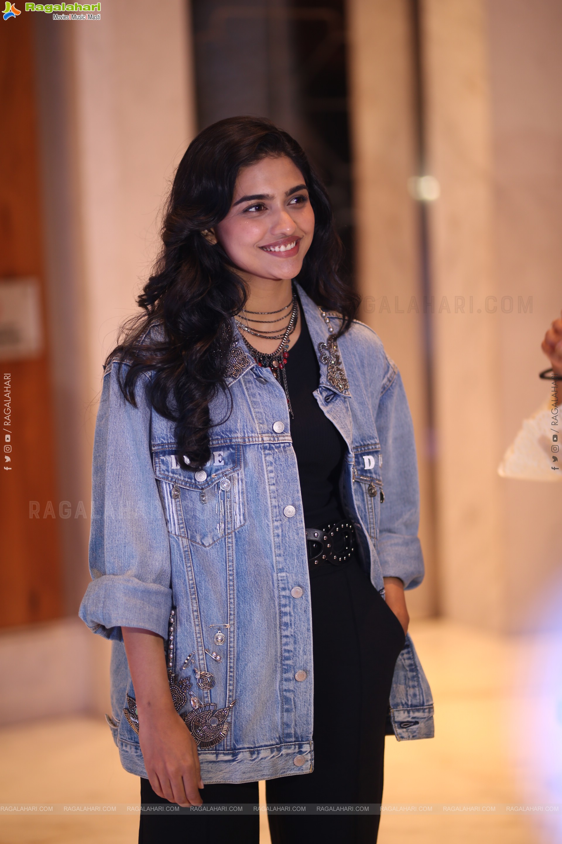 Mamitha Baiju at Dude Pre Release Event, HD Gallery