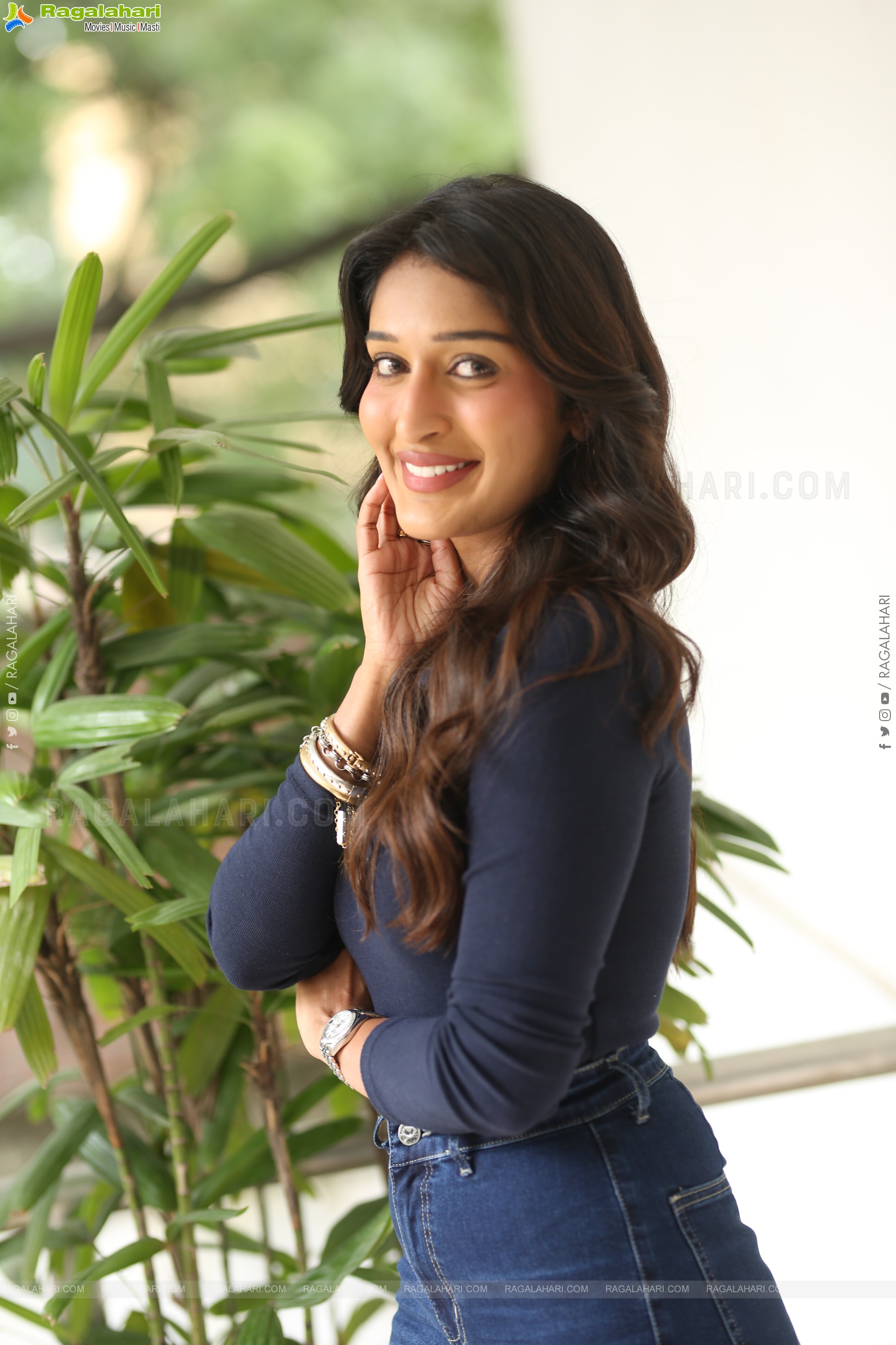 Niharika NM at Mithra Mandali Movie Interview, HD Gallery