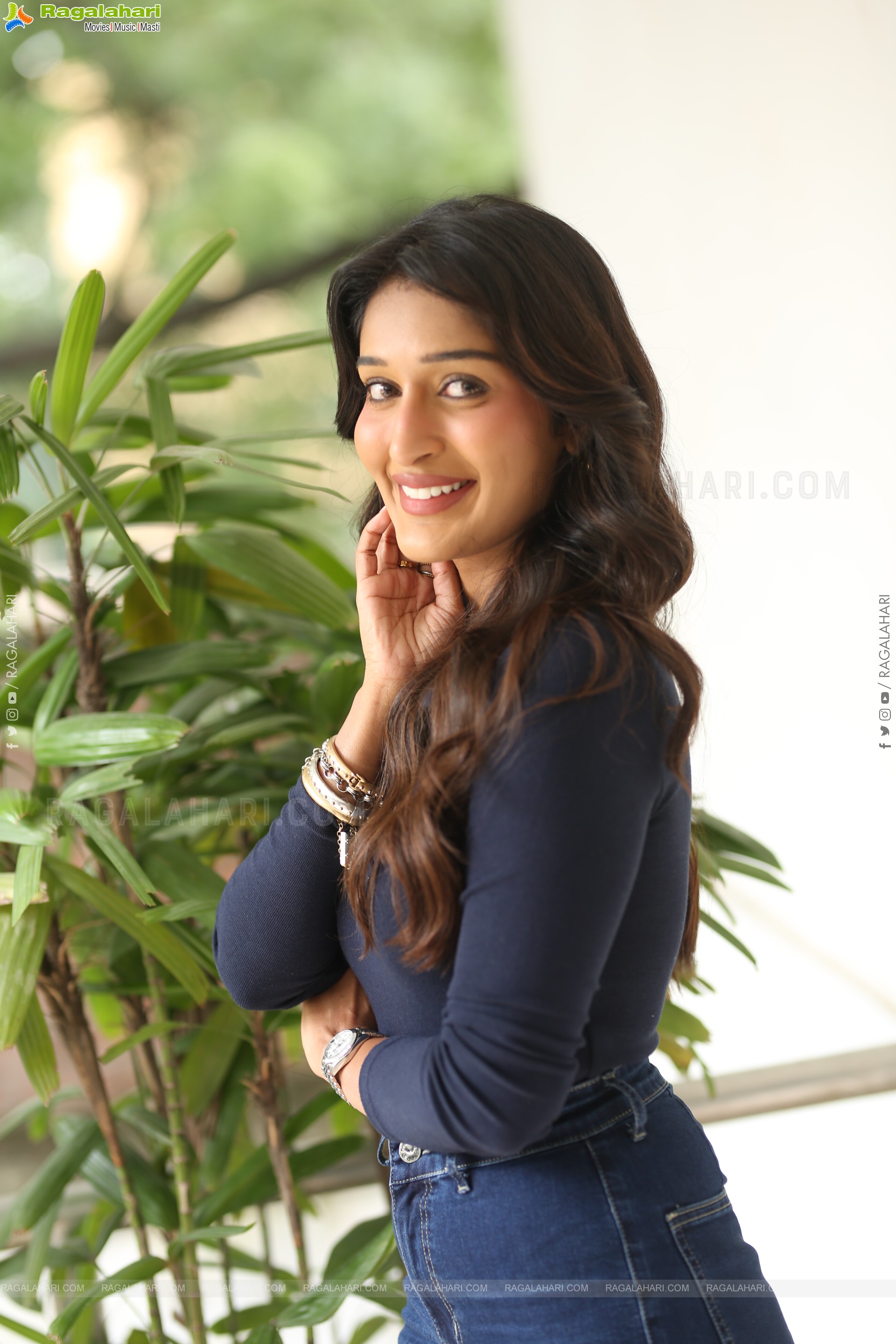 Niharika NM at Mithra Mandali Movie Interview, HD Gallery