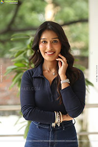 Niharika NM at Mithra Mandali Movie Interview, HD Gallery 
