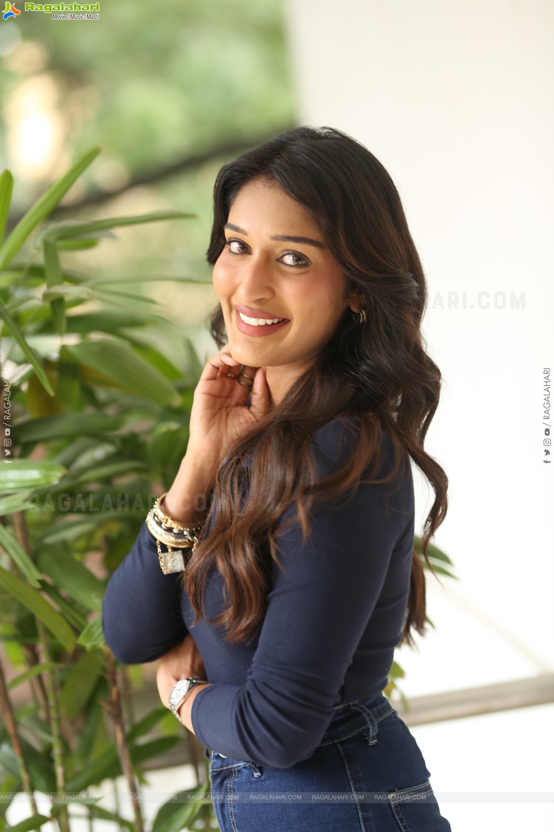 Niharika NM at Mithra Mandali Movie Interview, HD Gallery