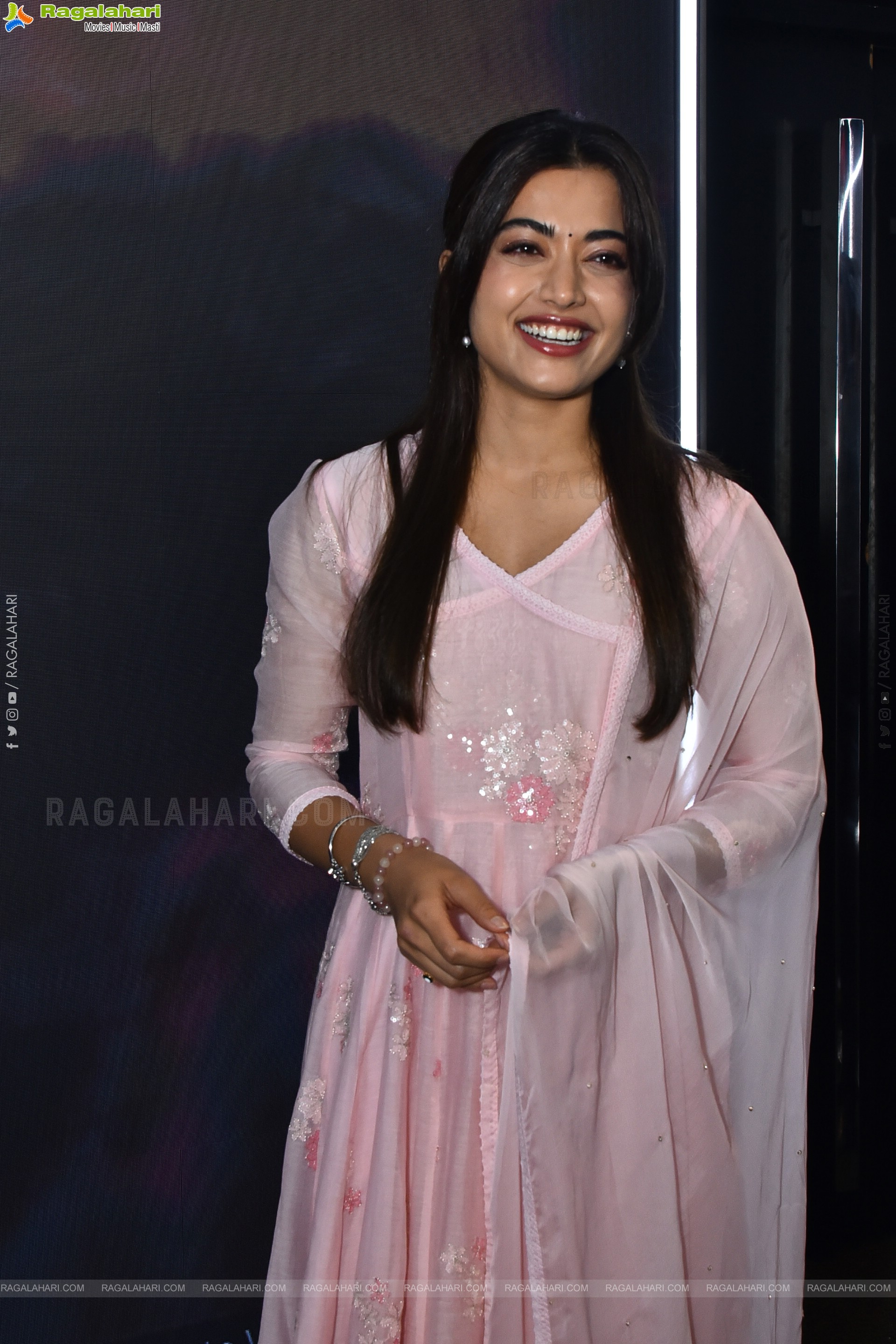 Rashmika Mandanna at The Girlfriend Movie Trailer Launch, HD Gallery