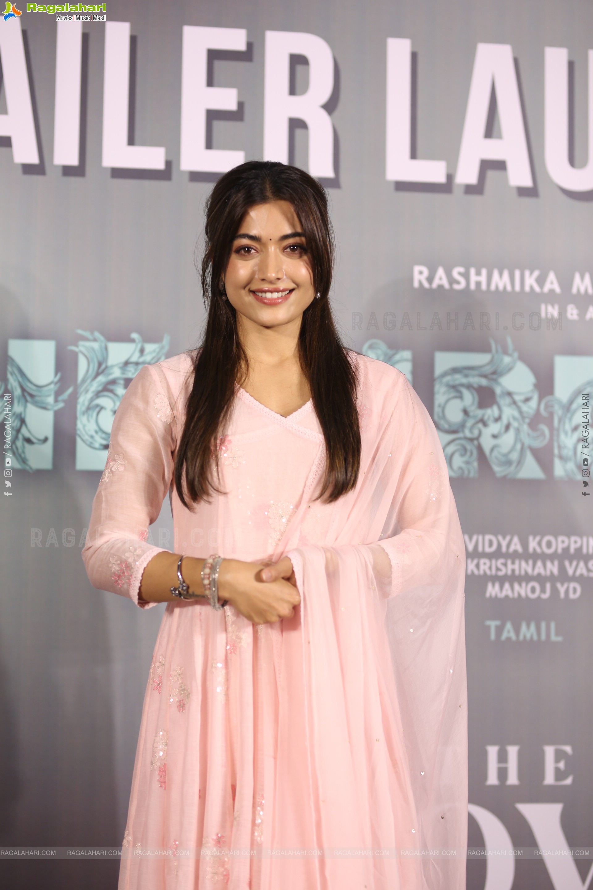 Rashmika Mandanna at The Girlfriend Movie Trailer Launch, HD Gallery