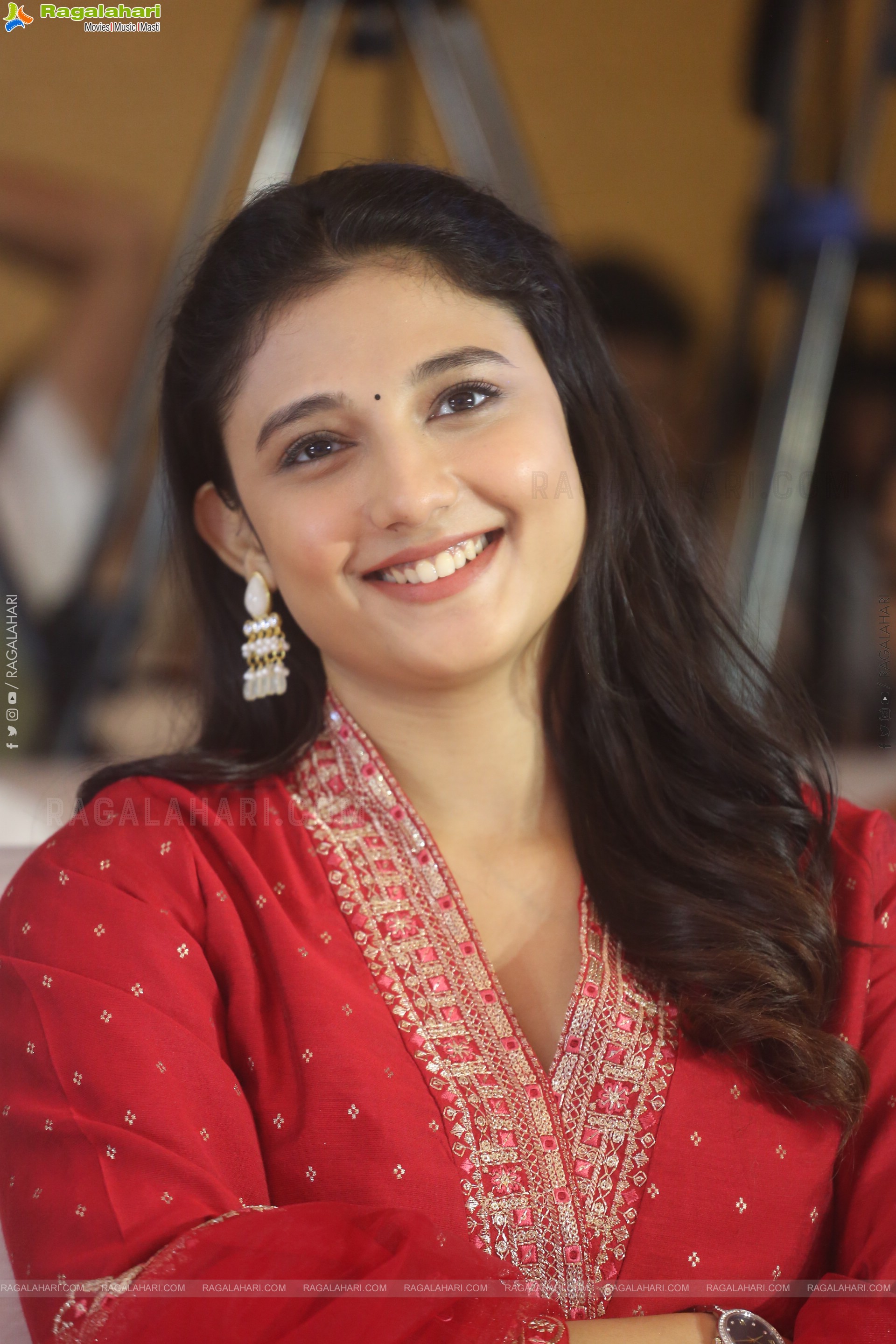 Ritika Nayak at Mirai Movie Brahmand Blockbuster Meet, HD Gallery
