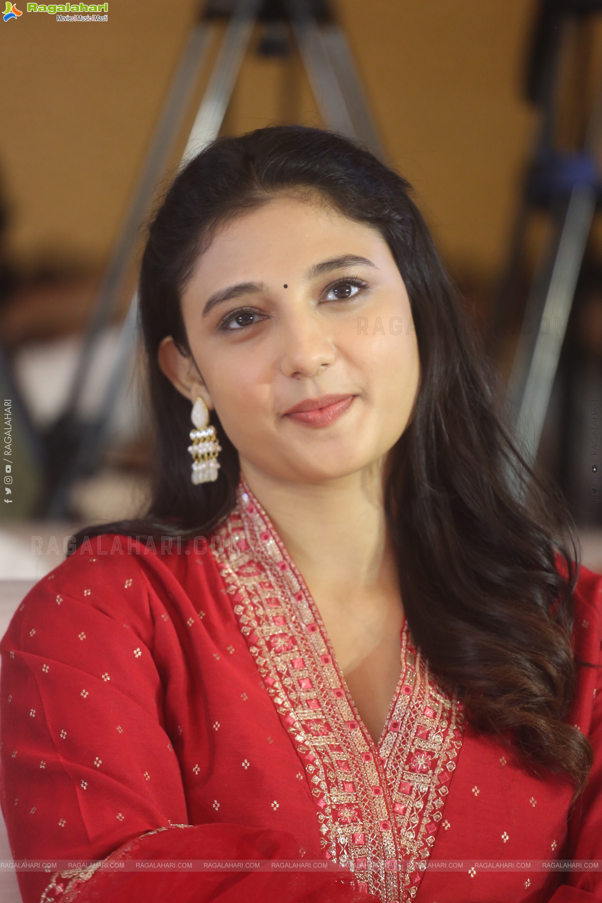 Ritika Nayak at Mirai Movie Brahmand Blockbuster Meet, HD Gallery