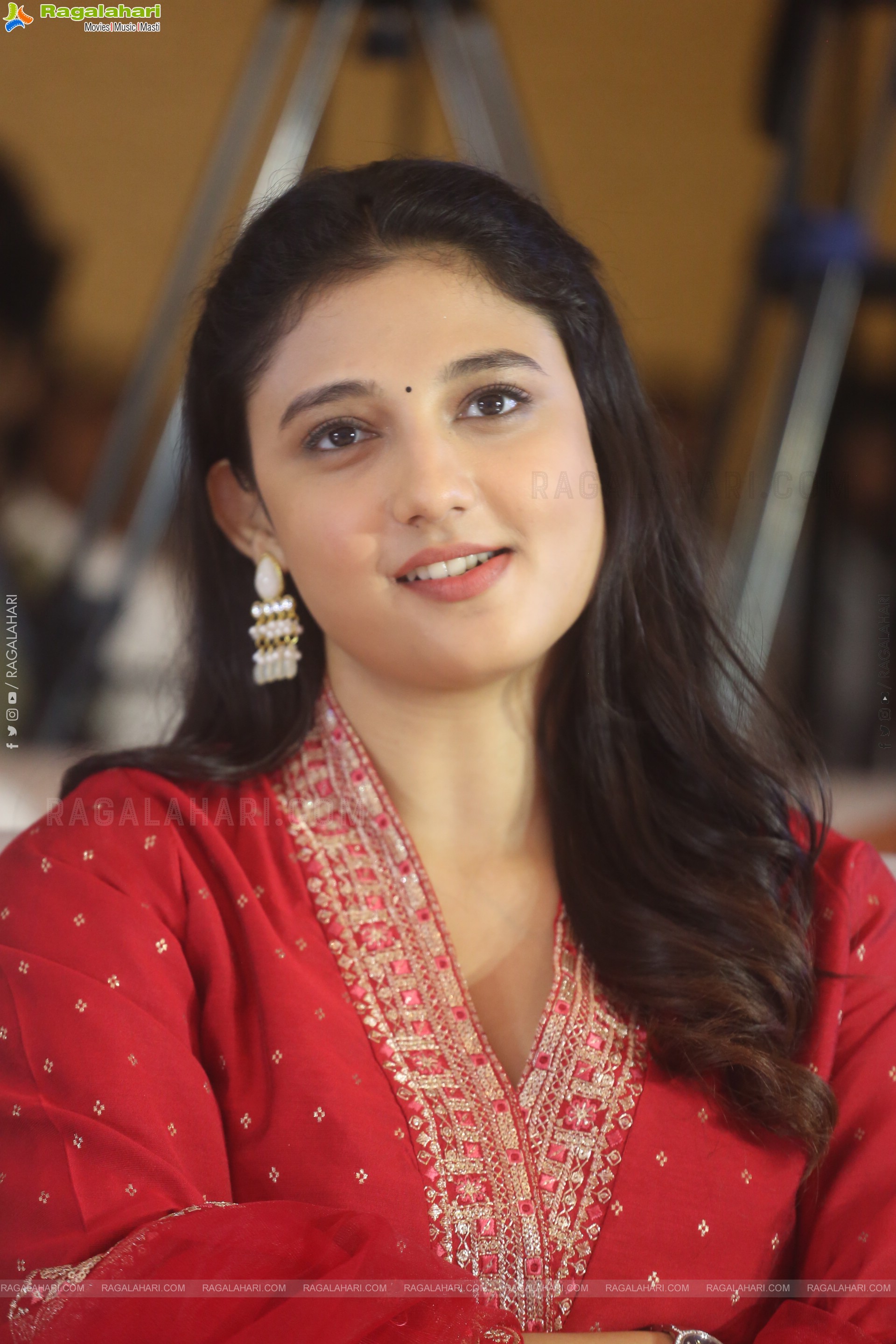 Ritika Nayak at Mirai Movie Brahmand Blockbuster Meet, HD Gallery