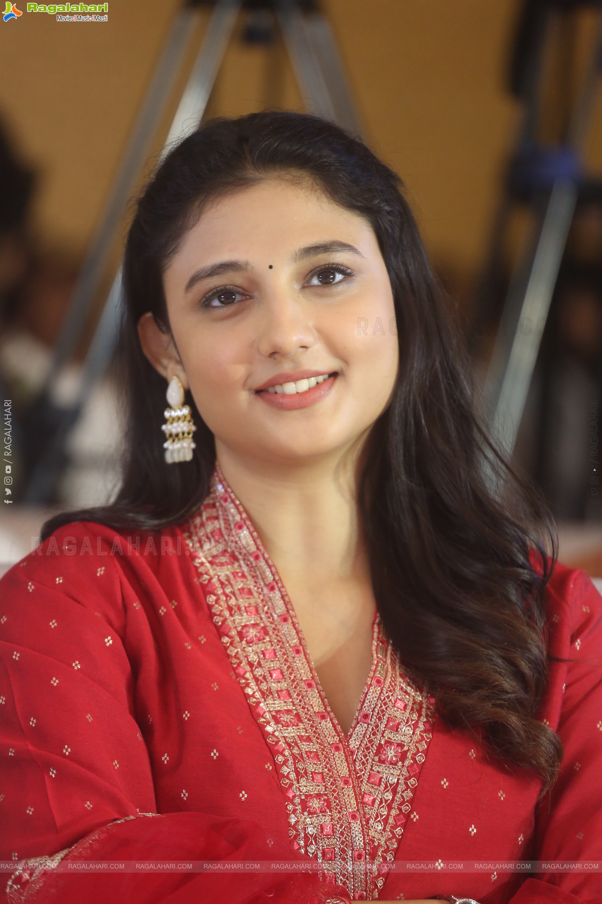 Ritika Nayak at Mirai Movie Brahmand Blockbuster Meet, HD Gallery